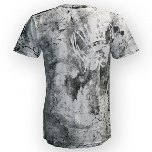 Silver Star Keffiyeh Premium Silicone Washed T-Shirt - White buy